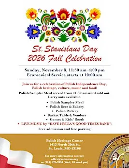 St. Stanislaus Day Fall Celebration 2026