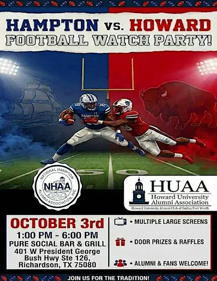 HU vs HU Watch Party at Pure Social