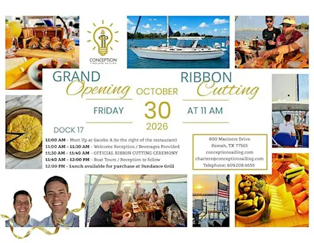 Grand Opening Ribbon Cutting - Conception Sailing