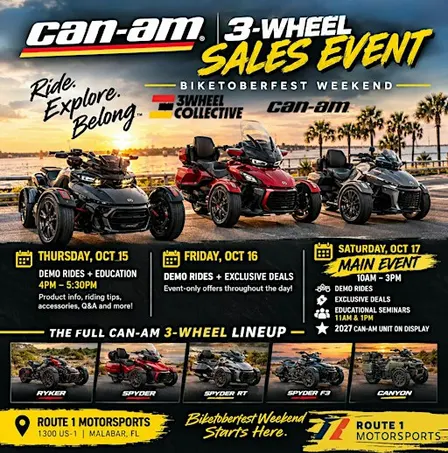 CAN-AM 3-WHEEL EXPERIENCE: BIKETOBERFEST WEEK
