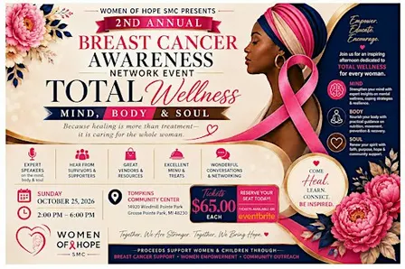 Breast Cancer Awareness Network Event: Total Wellness: Mind, Body, & Soul