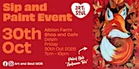 Sip and Paint Event at Albion Farm Shop and Cafe, Delph, Saddleworth