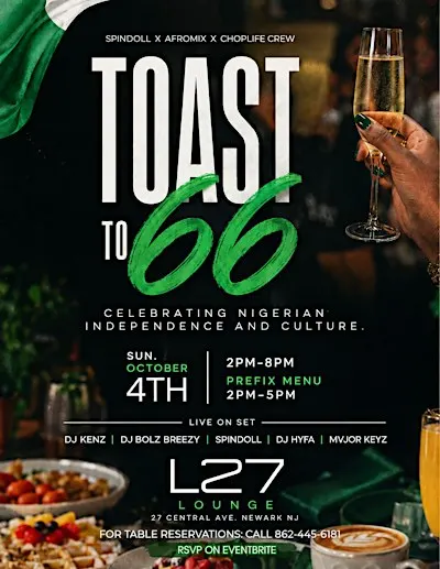 Toast to 66; The Nigerian Independence Brunch Celebration