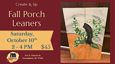 Create Fall Porch Leaners