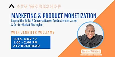 ATV Workshop: Marketing and Product Monetization