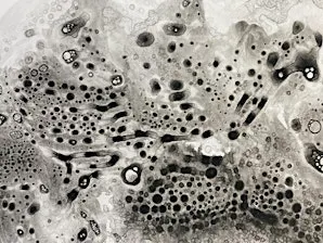 Ink Blot Print & Collage