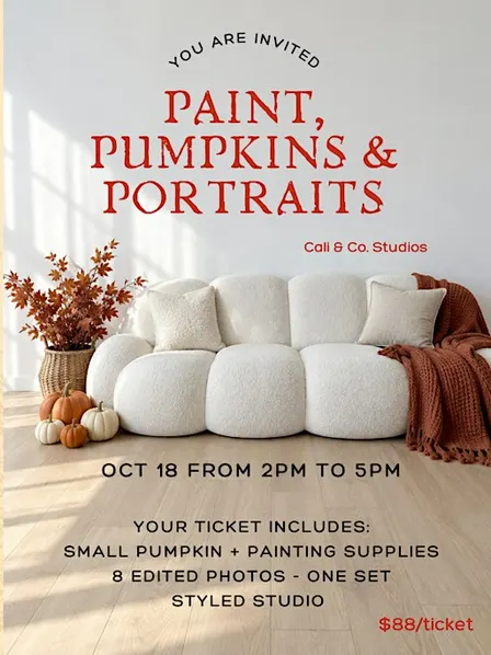 Paint, Pumpkins & Portraits