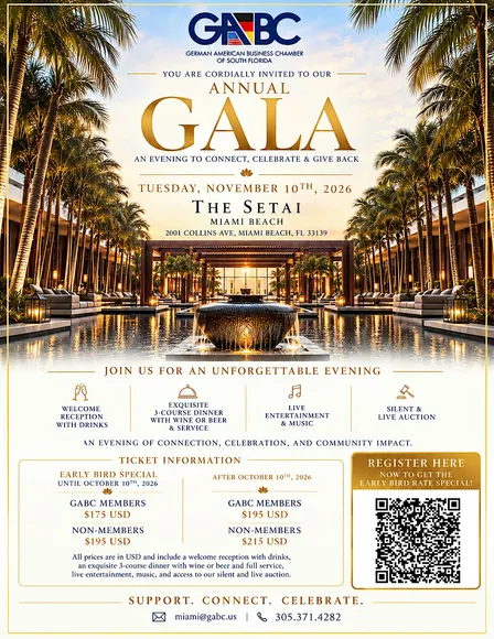 German American Business Chamber of South Florida Annual Gala