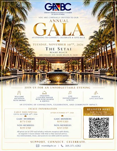 German American Business Chamber of South Florida Annual Gala