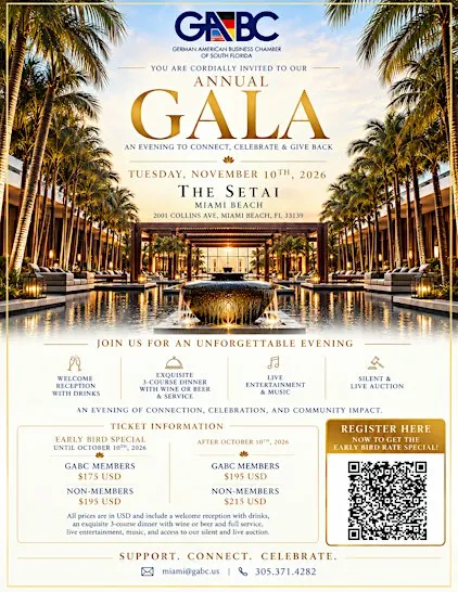 German American Business Chamber of South Florida Annual Gala
