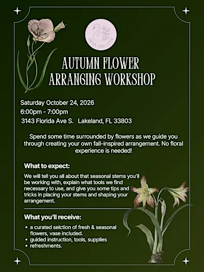Autumn Flower Arranging Workshop