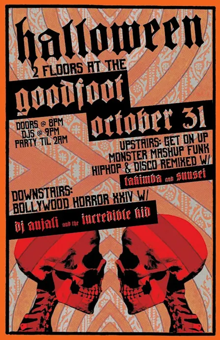 Halloween Dance Party:  DJ Anjali/The Incredible Kid and Takimba