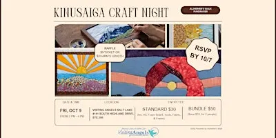 Kinusaiga Craft Night for The Walk to End Alzheimer’s