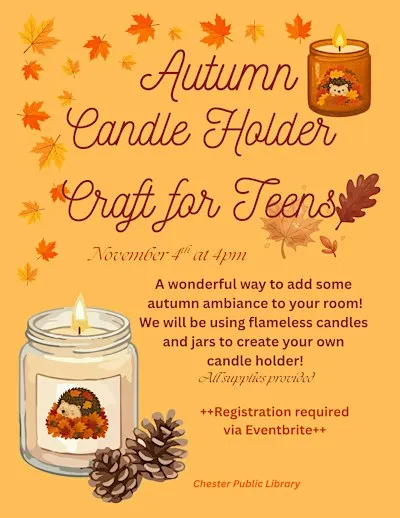 Autumn Candle Holder for Teens