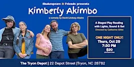 Kimberly Akimbo: A Staged Play Reading Directed by Catherine Gillet