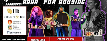 HAHA for Housing: Comedy Show Fundraiser