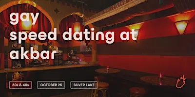Friend or Flame Gay Speed Dating | Silver Lake | 30s & 40s