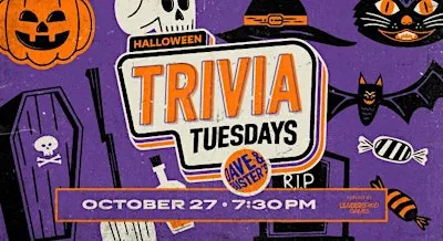 HALLOWEEN Theme Trivia | Dave & Buster's Austin, TX - TUE 10/27 @ 7:30p