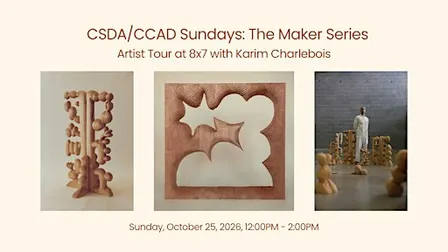 CSDA/CCAD Sundays: Artist Tour at 8x7 with Karim Charlebois
