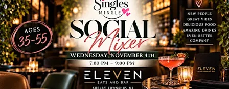 The Singles Mingle Social Mixer | Ages 35–55