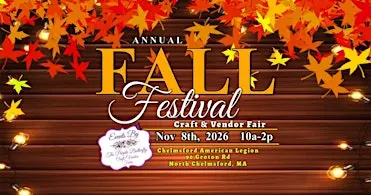 Fall Festival Annual Craft & Vendor Fair