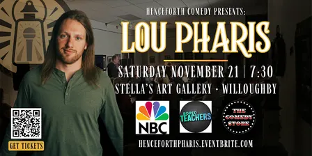 Lou Pharis Live In Willoughby | Henceforth Comedy