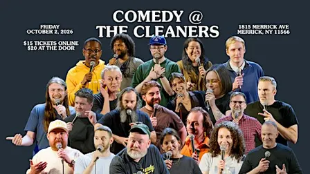 COMEDY @ THE CLEANERS 10/2 | MERRICK, NY