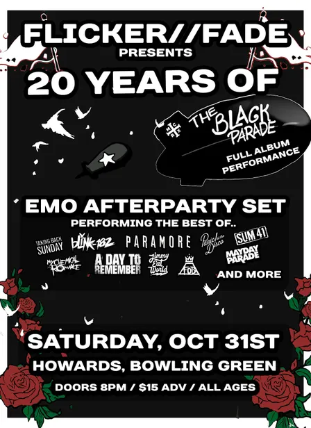 20 Years Of The Black Parade - Emo Night - BG