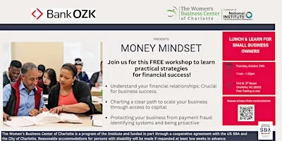 Money Mindset - Lunch & Learn