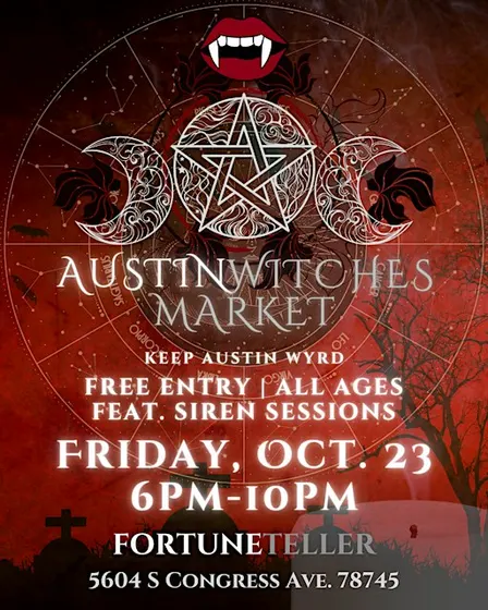 Full Moon Austin Witches Market @ Fortune Teller! ✨ Oct. 23