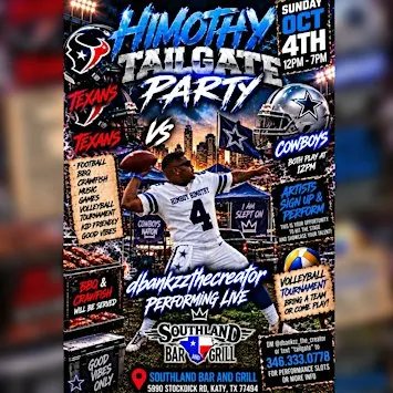 Himothy Tailgate Party: Cowboys vs Texans