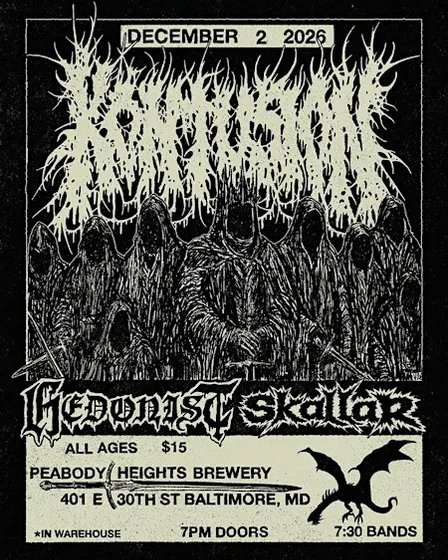 Kontusion/Hedonist/ Skallar  at Peabody Heights Brewery
