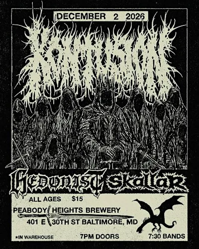 Kontusion/Hedonist/ Skallar  at Peabody Heights Brewery