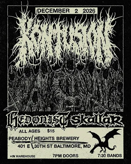 Kontusion/Hedonist/ Skallar at Peabody Heights Brewery