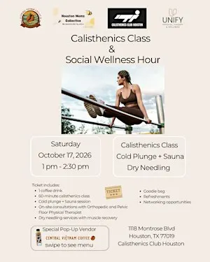 Calisthenics Workout + Social Wellness Hour