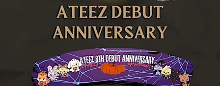 Ateez 8th Debut Anniversary cupsleeve