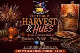 October Harvest and Hues Sip and Paint Event!