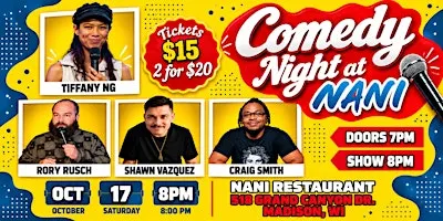 COMEDY NIGHT AT NANI RESTAURANT
