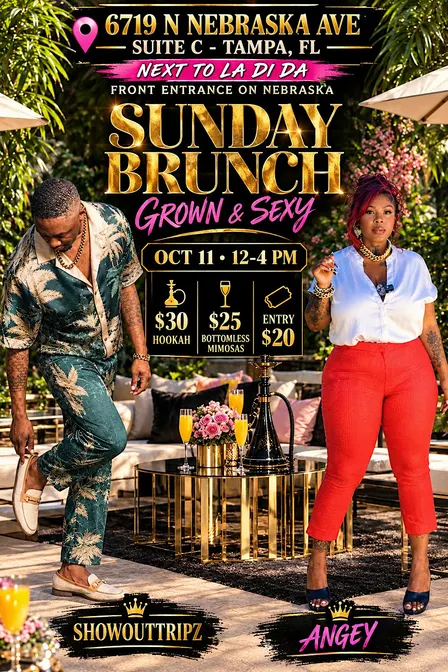 Sunday brunch grown & sexy