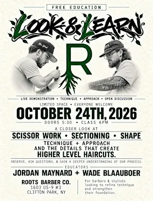 Look & Learn: Scissor Work, Sectioning + Shape | Roots Barber Co.