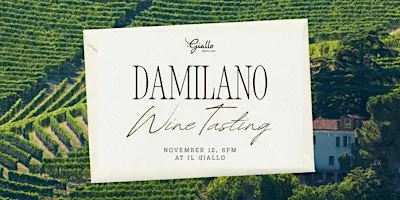 Damilano Wine Tasting at il Giallo