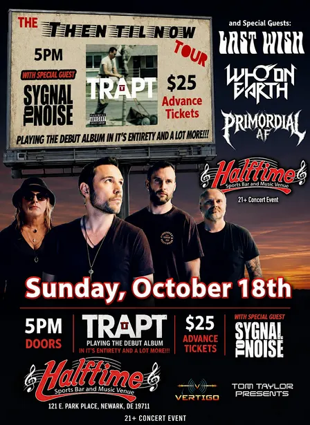 TRAPT live at HALFTIME