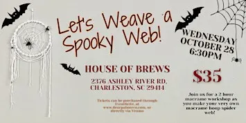 Weave a Spooky Web- Macrame Halloween Workshop