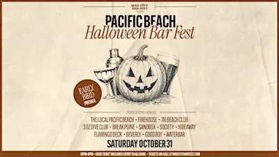 Pacific Beach Halloween Bar Crawl | Mad City Bar Fest