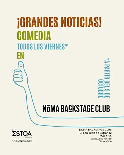 Micro Abierto de Comedia en Noma Backstage Club - 23 Octubre