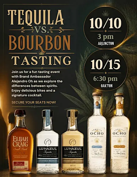 Sipping through Tequila & Bourbon- Oakton, VA