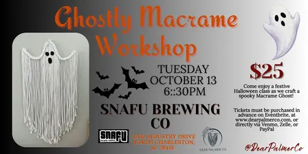 Ghostly Macrame Halloween Workshop