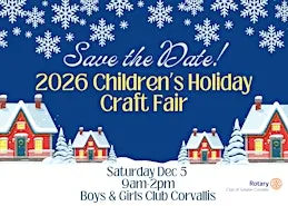 Rotary presents the 2026 Childrens Holiday Craft Fair