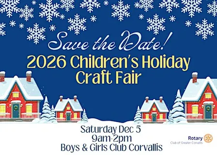 Rotary presents the 2026 Childrens Holiday Craft Fair