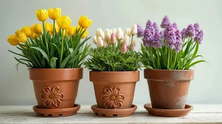 Planting Spring Bulbs in Containers